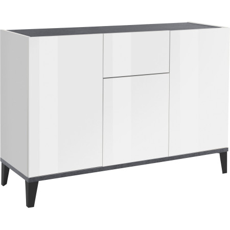 Design moderno e funzionalità: Credenza SUNRISE 3 ante + 1 cassetto