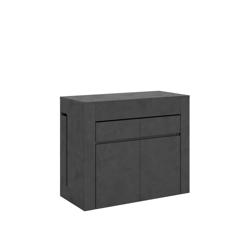 Consolle allungabile 90x42/302 cm allunghe interne con panca Consolle allungabile 90x42/302 cm allunghe interne con panca