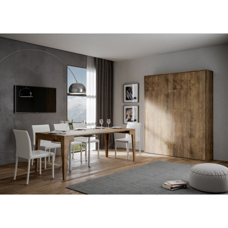 Letto matrimoniale a scomparsa 160 verticale Kentaro