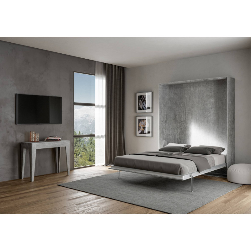 Letto matrimoniale a scomparsa 160 verticale Kentaro Letto matrimoniale a scomparsa 160 verticale Kentaro