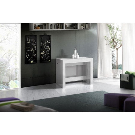 Consolle tavolo moderno da pranzo allungabile 90x51-300cm Pratika