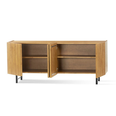 credenza moderna 4 ante cannes in legno massello madia elegante