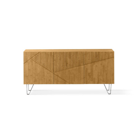 credenza moderna 4 ante e ripiani regolabili cress in legno massello madia per sala