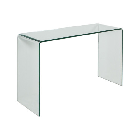 Consolle in vetro trasparente curvato SMALLE 120 spessore 12 mm elegante