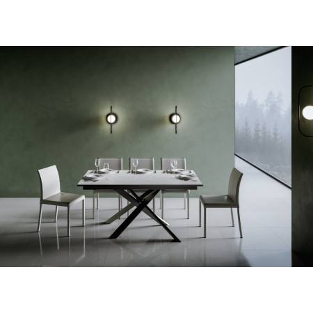 Tavolo moderno allungabile piano nobilitato 90×160/220