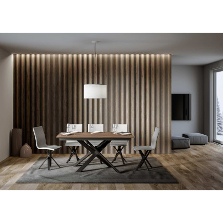Tavolo moderno allungabile piano nobilitato 90×160/220