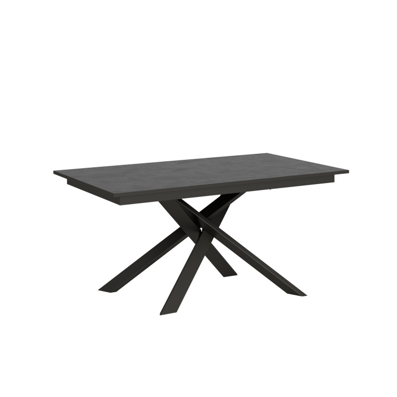 Tavolo moderno allungabile piano nobilitato 90×160 + allunga 60