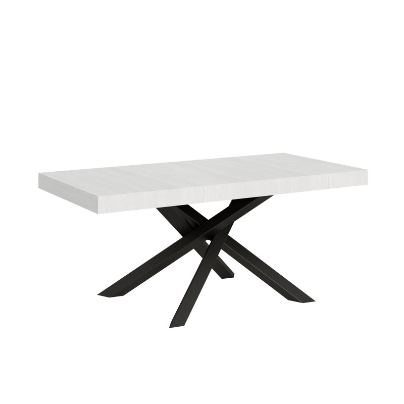 Tavolo volantis allungabile 180 x 90 a 284 cm con gambe incrociate Tavolo volantis allungabile 180 x 90 a 284 cm con gambe incrociate