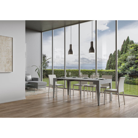 Consolle moderno da pranzo allungabile 90x42-302 cm Adamo