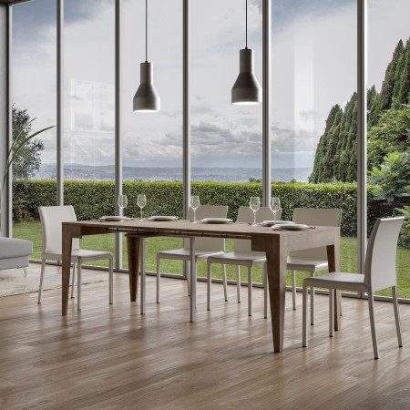 Consolle moderno da pranzo allungabile 90x42-302 cm Adamo