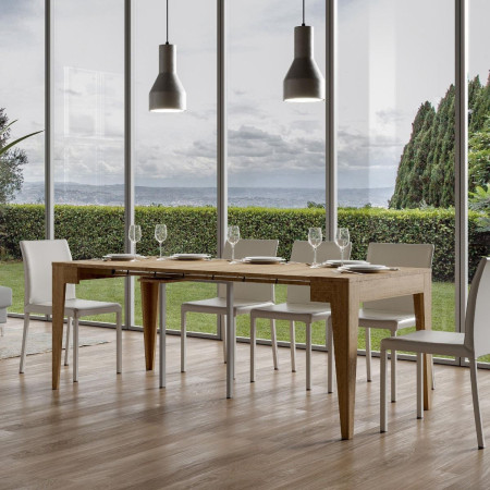 Consolle moderno da pranzo allungabile 90x42-302 cm Adamo