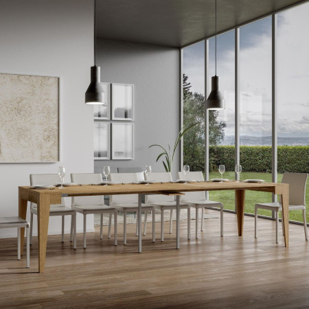 Consolle moderno da pranzo allungabile 90x42-302 cm Adamo