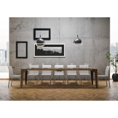 Consolle moderno da pranzo allungabile 90x42-302 cm Adamo