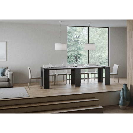 Consolle moderno da pranzo allungabile 78x47-299 cm Beltramo