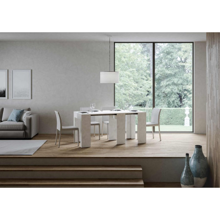 Consolle moderno da pranzo allungabile 78x47-299 cm Beltramo