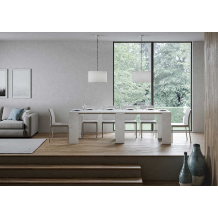 Consolle moderno da pranzo allungabile 78x47-299 cm Beltramo