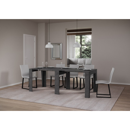 Consolle moderna allungabile 90x25-211 cm gambe  Anea
