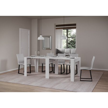 Consolle moderna allungabile 90x25-211 cm gambe  Anea