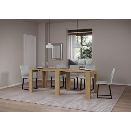 Consolle moderna allungabile 90x25-211 cm gambe  Anea