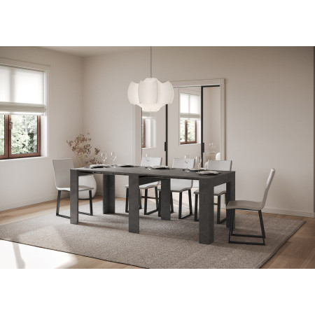 Consolle moderna allungabile 90x25x77 cm kiba disponibile 4 colori