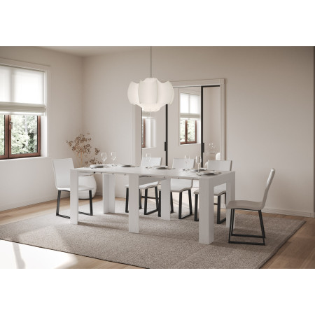 Consolle moderna allungabile 90x25x77 cm kiba disponibile 4 colori