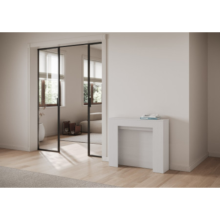 Consolle moderna allungabile 90x25x77 cm kiba disponibile 4 colori