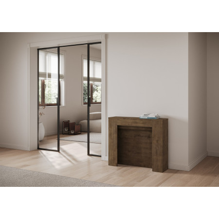 Consolle moderna allungabile 90x25x77 cm kiba disponibile 4 colori