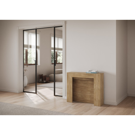 Consolle moderna allungabile 90x25x77 cm kiba disponibile 4 colori
