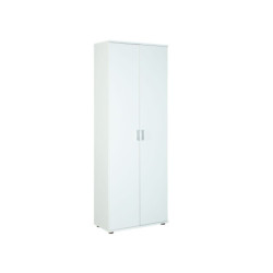 armadio-con-due-ante-e-ripiani-in-laminato-bianco-con-finitura-opaca armadio-laminato-bianco-due-ante-basic-kit-70x34x189cm