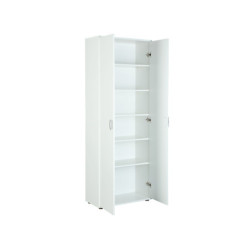 armadio laminato bianco con finitura opaca -70x34x189cm