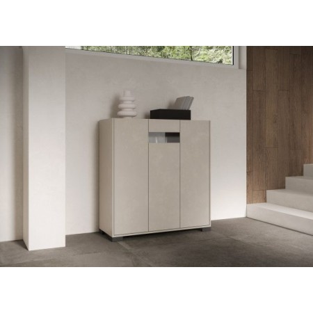Credenza alta 3 ante Riflesso colore cashmere