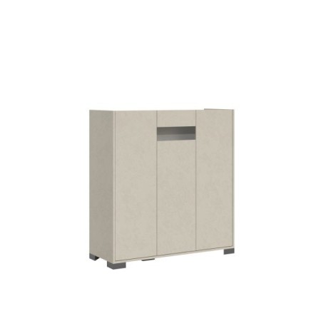 Credenza alta 3 ante Riflesso colore cashmere