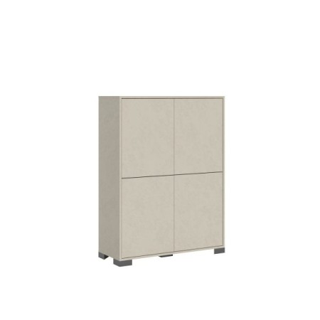 Credenza alta 4 ante Lumina colore cashmere
