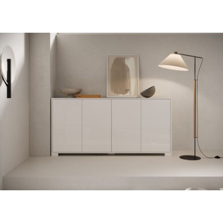 Madia 4 ante Lumina colore bianco lucido
