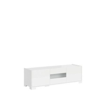 Porta TV 3 ante Riflesso colore bianco lucido