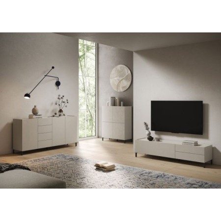 Porta TV Solaria colore cashmere