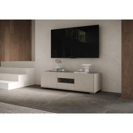 Porta TV 3 ante Riflesso colore cashmere