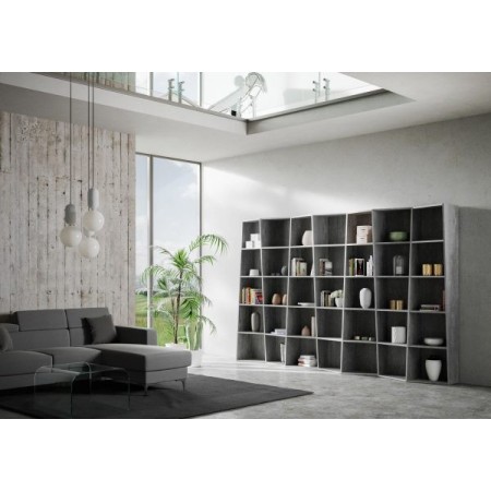Libreria Trek 7 colore cemento