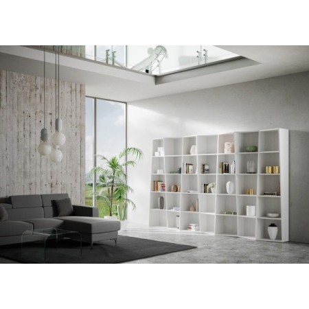 Libreria Trek 7 colore bianco frassino
