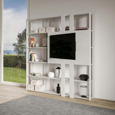 Composizione H Kato colore bianco frassino