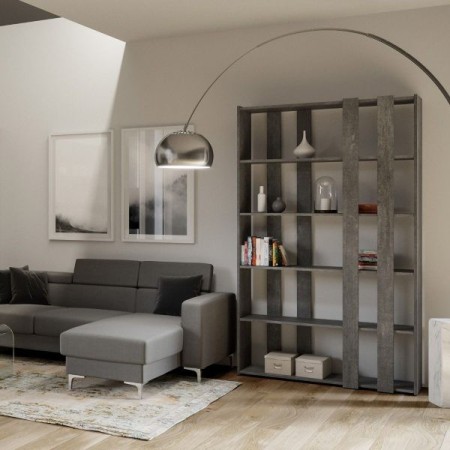 Composizione Small A Kato colore cemento