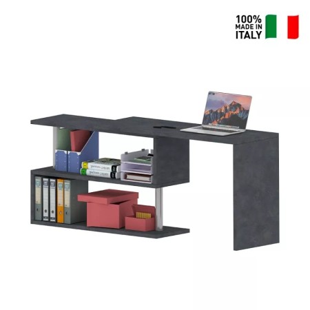 Scrivania girevole 2 ripiani Volta disponibili 3 colori