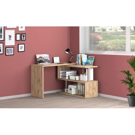 Scrivania girevole 2 ripiani Volta disponibili 3 colori