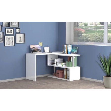 Scrivania girevole 2 ripiani Volta disponibili 3 colori