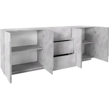 Credenza 4 ante e 3 cassetti Ping