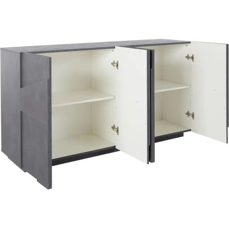 Credenza 4 ante e 4 ripiani Ping