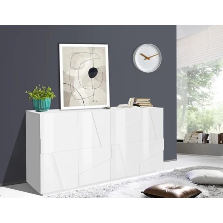 Credenza 4 ante e 4 ripiani Ping