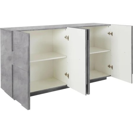 Credenza 4 ante e 4 ripiani Ping