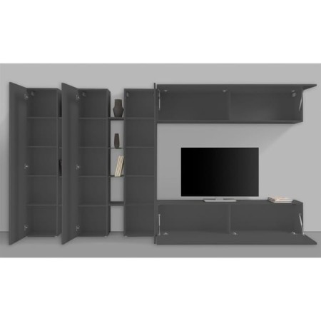 Porta TV 1 pensile sospeso 3 colonne Maru