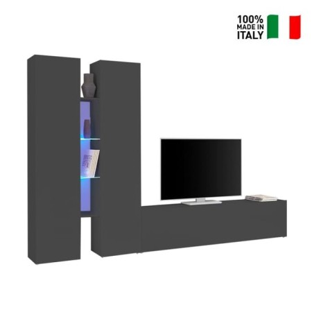 Porta TV 4 mensole 2 armadi Maru